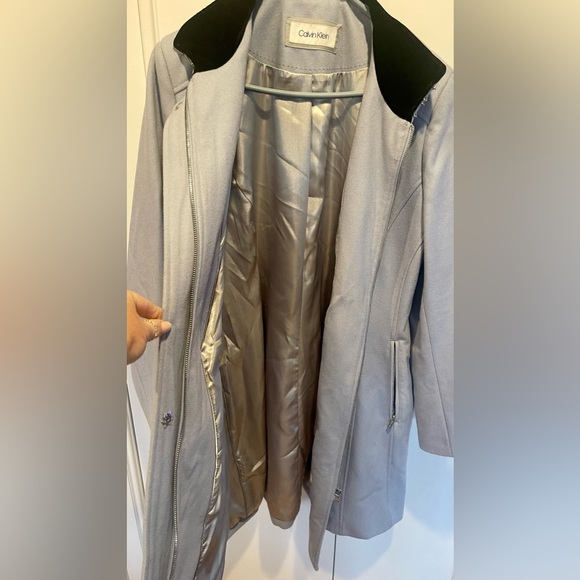 Calvin Klein Wool Coat - Picture 3 of 12